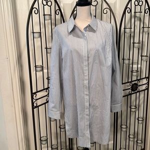 Tunic button down shirt